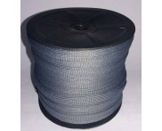 Cadarço STR 170 - 13 mm - 150 metros - CHUMBO - Poliéster Trançado Tubular